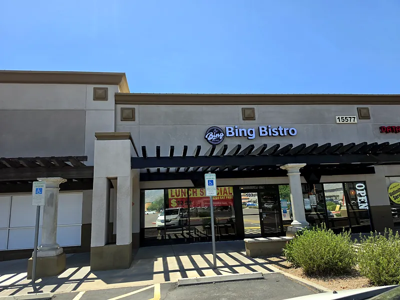 Channel letters for Bing Bistro in Scottsdale, AZ by Win Signs