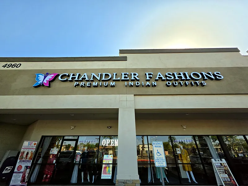Channel letters for Chandler Fashions in Chandler, AZ by Win Signs